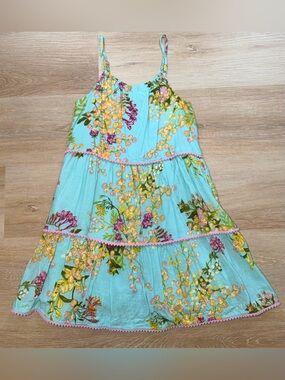Vineyard Vines Girls Floral Tiered Sundress
